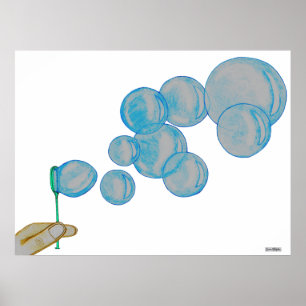 Poster Bulles soufflantes