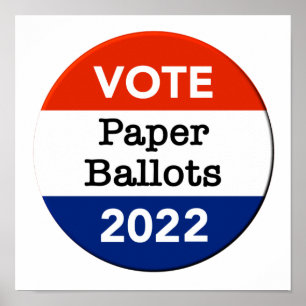 Poster Bulletin de vote Élections de mi-mandat 2022