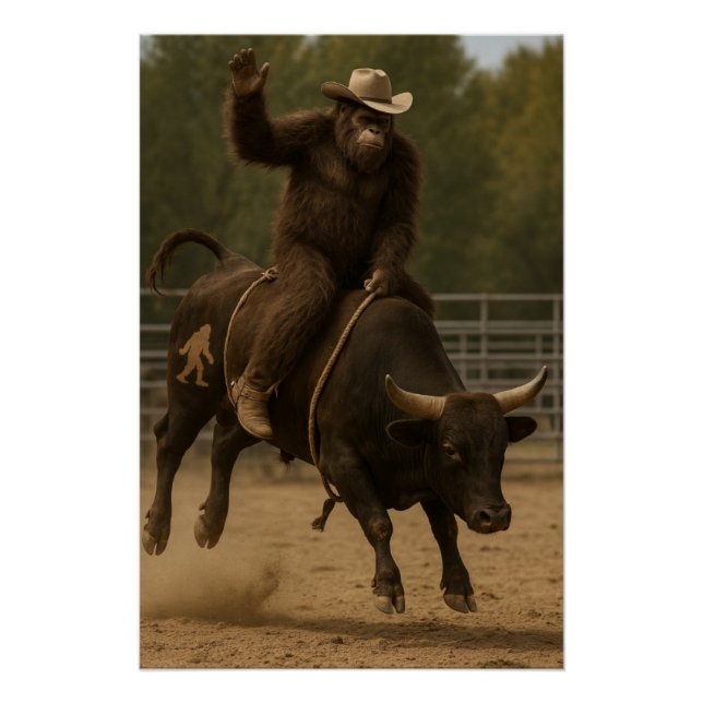 Poster Bullride Bigfoot (Devant)