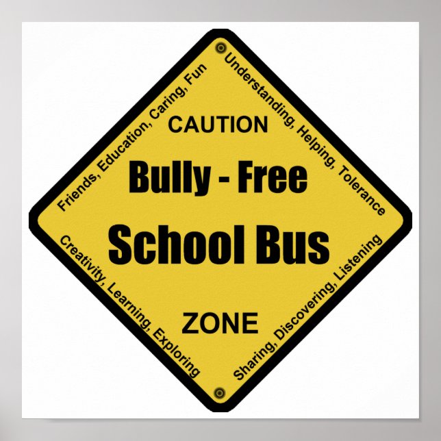 Poster Bully - Bus scolaire gratuit (Devant)