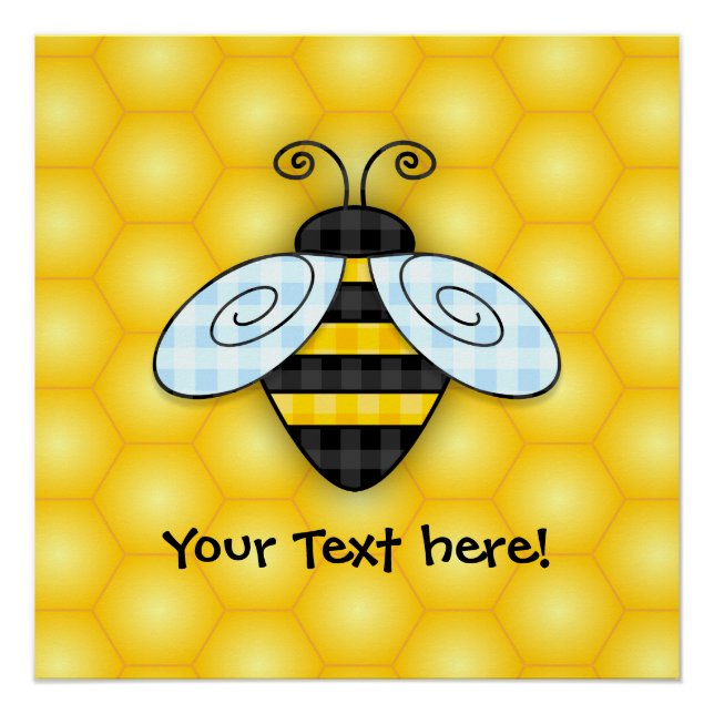 Poster Bumblebee et Icône Honeycomb (Devant)