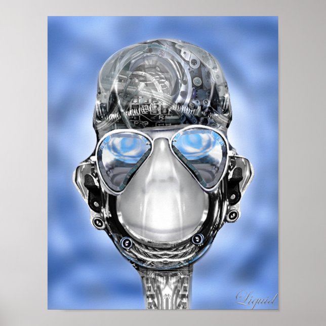 Poster Bumper Cyborg Robot Print (Devant)