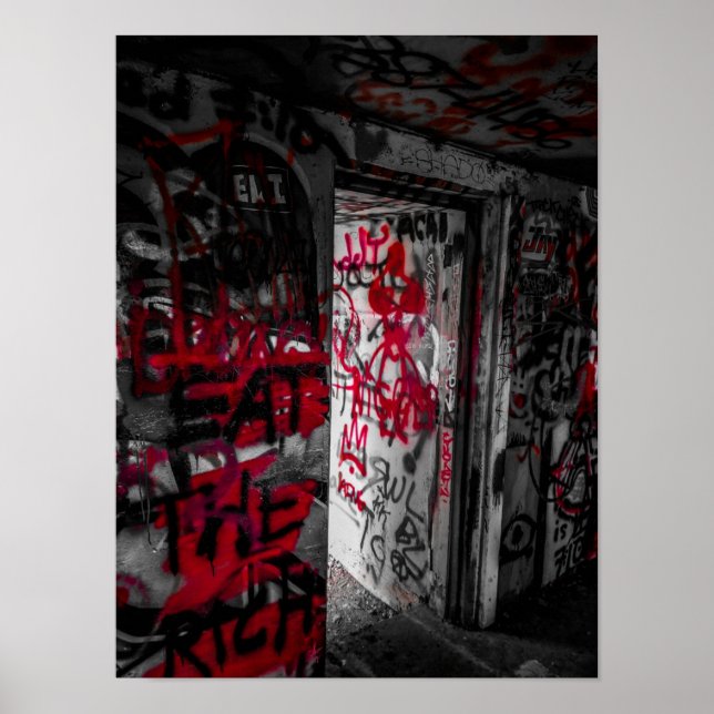 Poster Bunker Graffitié Odiorne State Park (Devant)