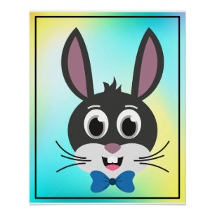 Poster Bunny Face Boy-32886