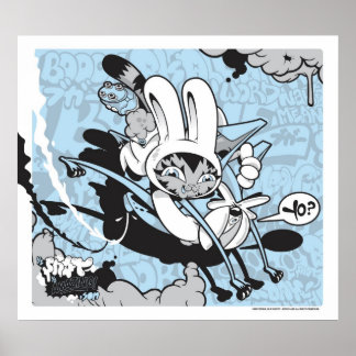 Poster Bunny Kitty et Jersey Joe