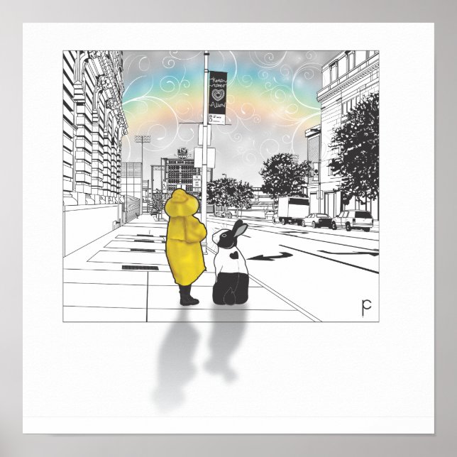 POSTER BUNNY LOVE (Devant)