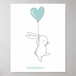 Poster Bunny prend l'avion