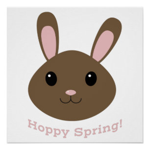 Poster Bunny Spring Hoppy