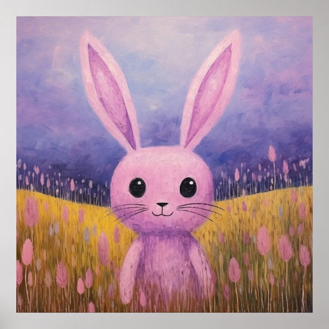 Poster Bunny Stuffie (Devant)