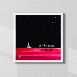 Poster Bureau comptable de l'affiche financière Noir et R