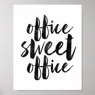 Poster Bureau de bonbon à bureau
