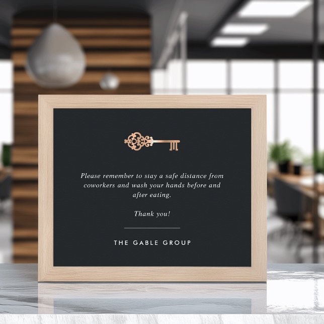 Poster Bureau Immobilier Salle de petit-déjeuner/Cuisine  (Créateur téléchargé)