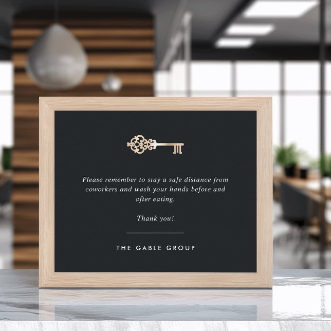 Poster Bureau Immobilier Salle de petit-déjeuner/Cuisine  (Créateur téléchargé)