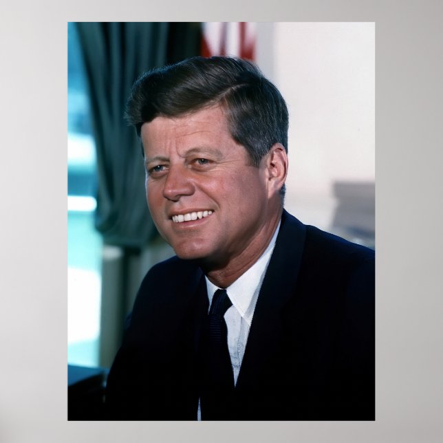 Poster Bureau ovale Président John Jack F. Kennedy (Devant)