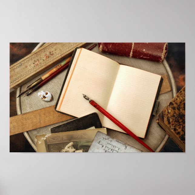 Poster Bureau vintage (Devant)