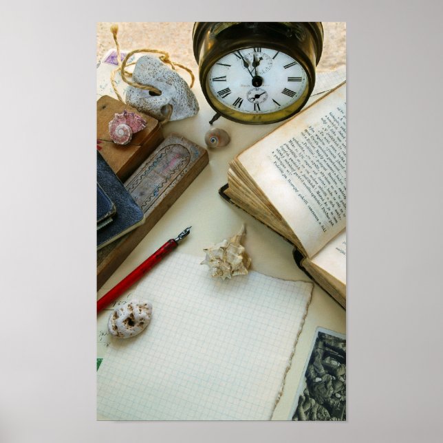 Poster Bureau vintage (Devant)