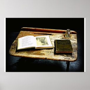 Poster Bureau vintage - Bureau étudiant