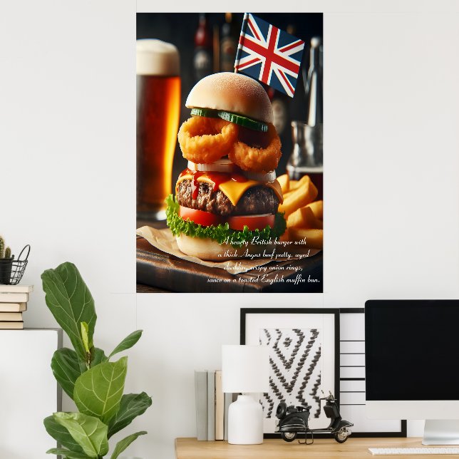 Poster Burger Dublin Delight 24x36 (Bureau à domicile)