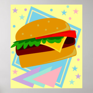 Poster Burger Mignon Délicieux