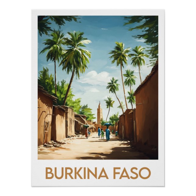 Poster Burkina Faso (Vorderseite)