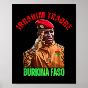 Poster Burkina Faso - Ibrahim Traoré Thomas Sankara