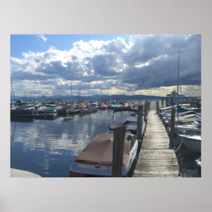 Poster burlington harbor