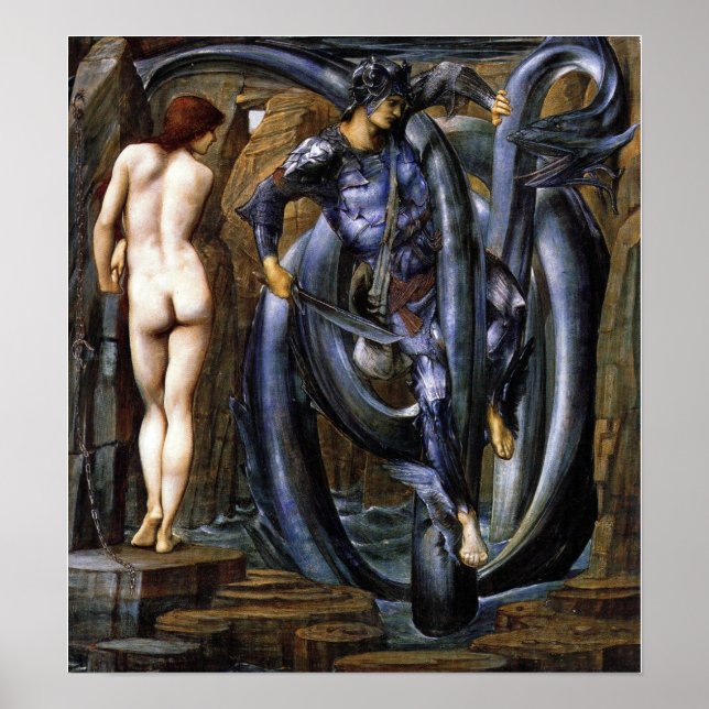 Poster Burne-Jones - Doom Complété 1885 (Devant)