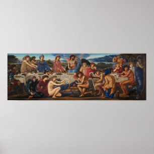 Poster Burne-Jones - Fête de Pélée