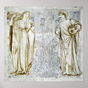 Poster Burne-Jones - Hypsiphile Et Moyen