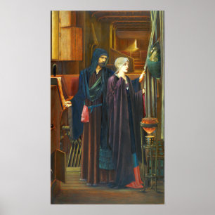 Poster Burne-Jones - Magicien