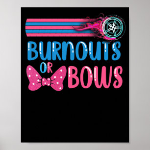 Poster Burnous ou Bows Genre Reveal Idée de la fête