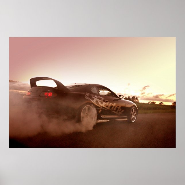 Poster Burnout King (Devant)