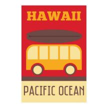 Bus de surf hawaïen