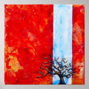 Poster Bush brûlant de Moïse - 3:1 d'exode - 22