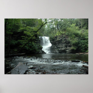 Poster Bushkill Falls in the Poconos. imprimer 008