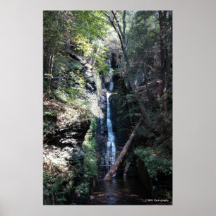 Poster Bushkill Falls in the Poconos. imprimer 0206
