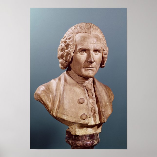 Poster Buste de Jean-Jacques Rousseau (Devant)