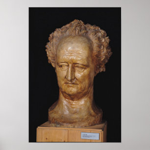 Poster Buste de Johann Wolfgang von Goethe, 1831