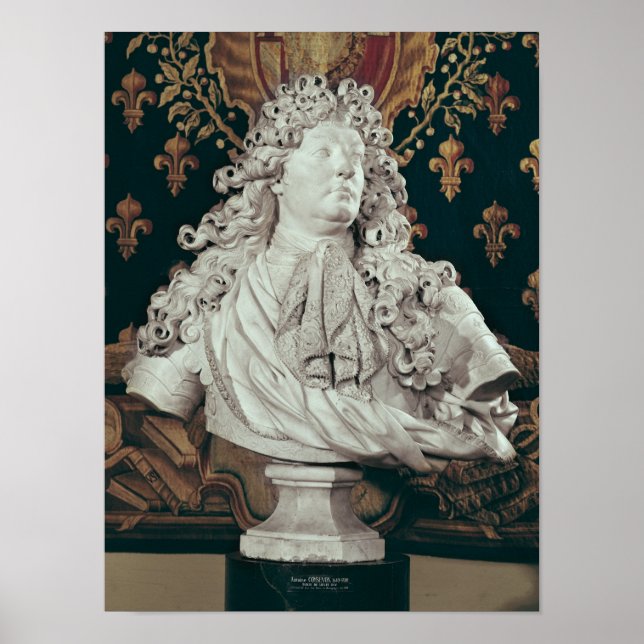 Poster Buste de Louis XIV 1686 (Devant)