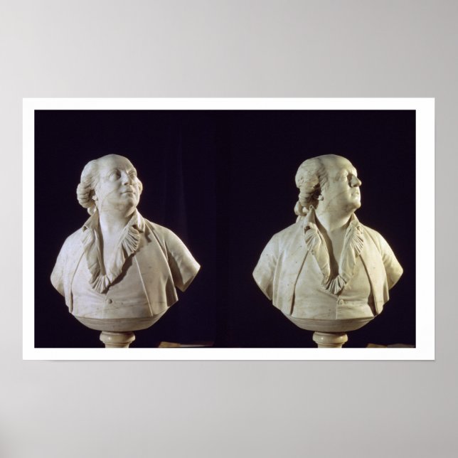 Poster Buste de portrait de Giuseppe Balsamo (1743-95), c (Devant)