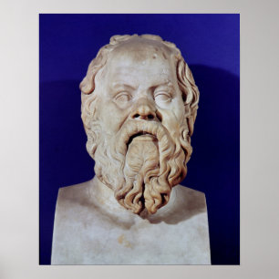Poster Buste de Socrates