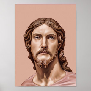 Poster BUSTE DU CHRIST SAUVEUR par MICHELANGELO