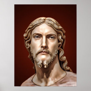 Poster BUSTE DU CHRIST SAUVEUR par MICHELANGELO 2026