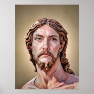 Poster BUSTE DU CHRIST SAUVEUR par MICHELANGELO 2026__