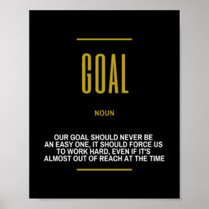 Poster But Citation Inspirationnelle Sur Le Succès