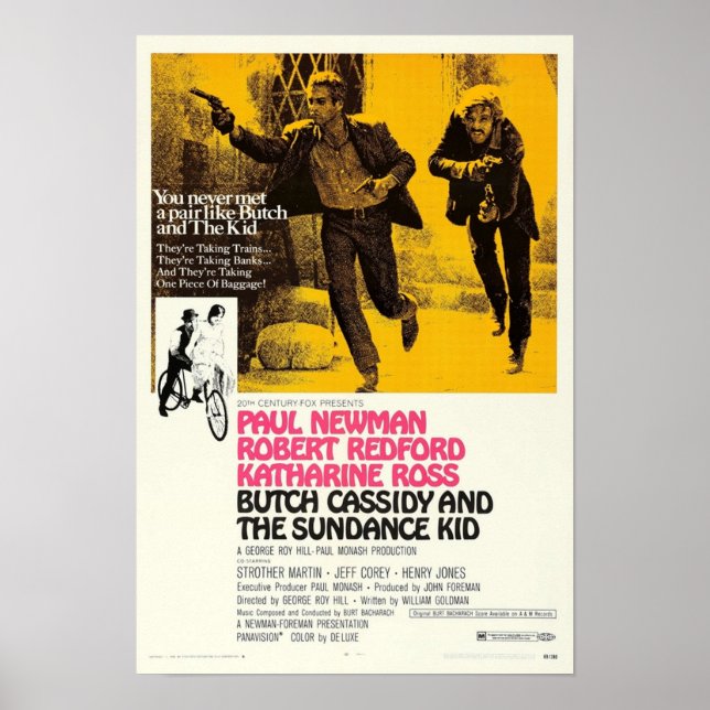 Poster Butch Cassidy et Sundance Kid (Devant)