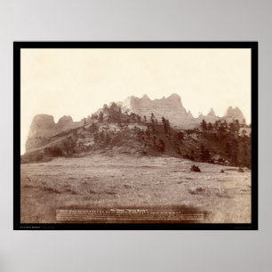 Poster Butte de corneille près de Ne 1891 de Robinson de