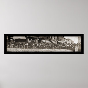 Poster Butte MT Motorcycle Photo 1914