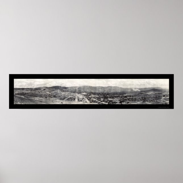 Poster Butte, MT Photo 1908 (Devant)