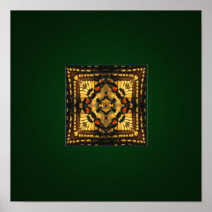 Poster Butterfly Wing Kaleidoscope  Print